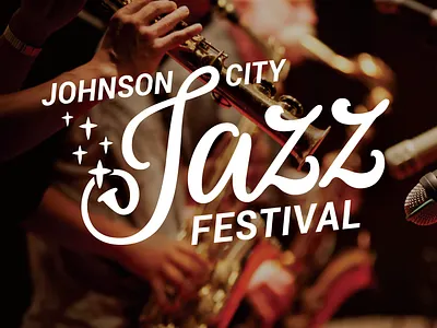 Johnson City Jazz Festival dancing festival illustrator jazz johnson city logo logodesign music