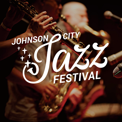 Johnson City Jazz Festival dancing festival illustrator jazz johnson city logo logodesign music