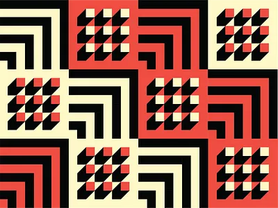 Isometric Pattern bauhaus branding isometric pattern