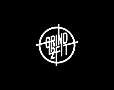 Grind2Fit black white blackandwhite branding dance fitness logo hiphop logodesign logotype typogaphy