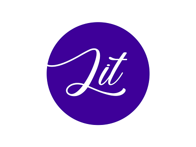 LIT logo V1 brand branding design id identity macclesfield print web