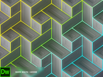 Adobe Collaboration adobe cinema4d geometry illustration pattern render splashscreen