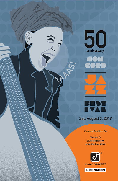 Esperanza Spalding illustraion jazz poster