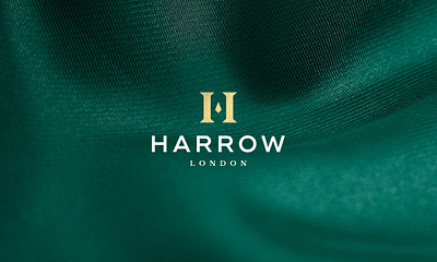 Harrow Menswear Logo Design bespoke branding clothing harrow icon identity logo logo design london luxury luxury brand luxury logo menswear premium suit tailor