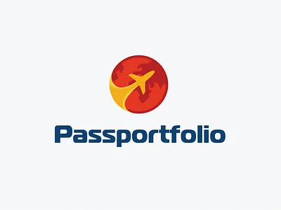 Tourism agency branding art direction bold brand identity branding earth globe logo concept logodesign plane travel worldwide