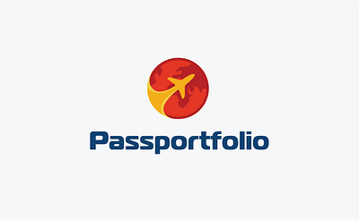 Tourism agency branding art direction bold brand identity branding earth globe logo concept logodesign plane travel worldwide
