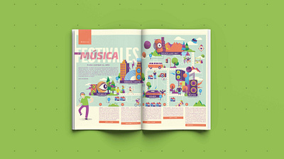 Festivales de música adobe adobe illustrator ai design editorial design illustration ilustration magazine vector vector art