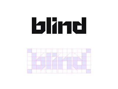 BLIND - Logotype branding customtype logodesigner designer minimal graphic freelancer logodesign illustration logo icon logos logotype digital wordmark media identity newyork monogram logomark brand social symbol design top modern technology typography