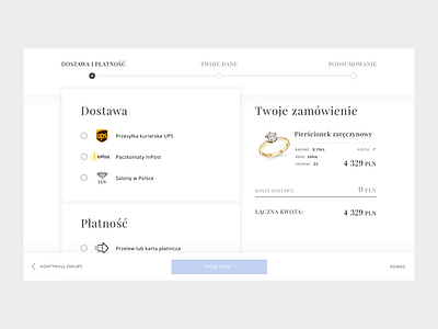 eCommerce checkout steps animation animation cart checkout clean ecommerce ecommerce design ecommerce shop elegant flat interface minimal shop store typography ui ui design ux web webdesign website
