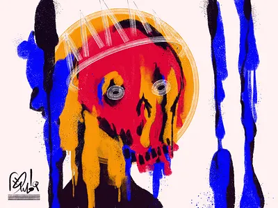 Head Bones 10 illustration procreate skulls