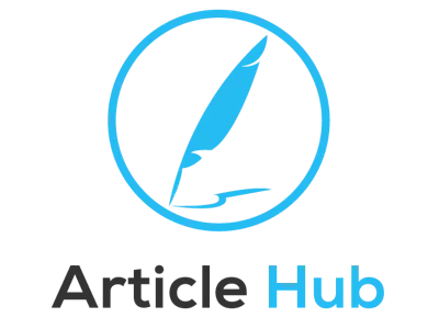 Articlehub final logo graphic design icon icon design isologo logo logo design typography vector vector graphics