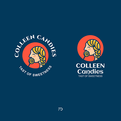 COLLEEN CANDIES branding candy concept girl graphics icon identity logo mark minimal restaurant shop sweets typography