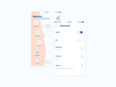 Settings :: Daily UI Day 7 dailyui designchallenge settings smarthome ui ui design uidesign ux