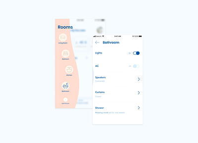 Settings :: Daily UI Day 7 dailyui designchallenge settings smarthome ui ui design uidesign ux