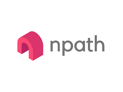 NPath Logo Concept branding logo n npath path vector