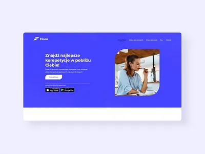 Flisoo - simple hompage animtion animation app design interaction interface minimal ui ux web website