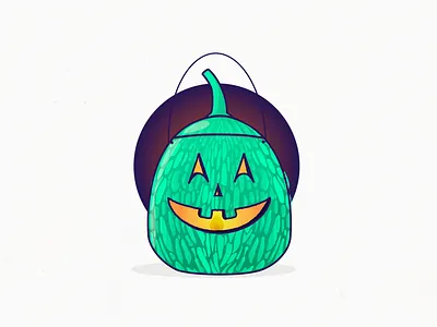 Day of the deads icon illustration pumpkin vector