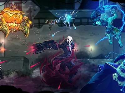 Halloween Overwatch Fan Art castle doomfist halloween hammond mercy overwatch pharah pumpkin reaper roadhog solider76 wreckingball