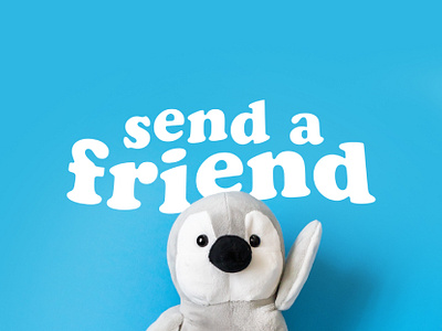 SendAFriend Branding brand design icon identity illustration illustrator lettering type typography vector