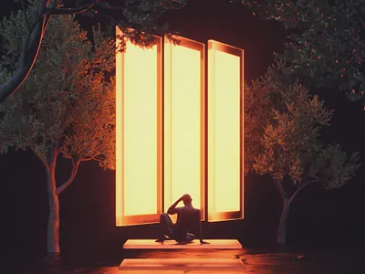 LOST cinema4d daily illustration mograph motiongraphics octane render rendering retro