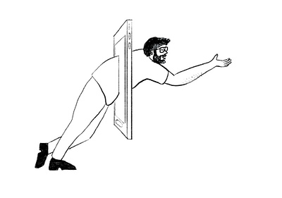 Nice to meet you concept design digital drawing illustration line process procreate sketch