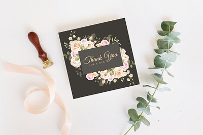 floral wreath wedding invitation background card decoration design floral flower frame graphic illustration invitation invite nature set spring summer template vector vintage wedding wreath