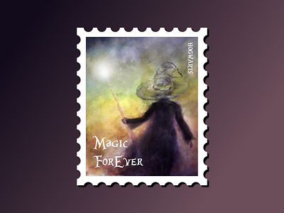 Hogwarts stamp branding challenge community design digitalart dribbbleweeklywarmup fun grow harrypotter illustraion illustration learning magic print design stamp travel typography watercolor weekly challenge weekly warm up