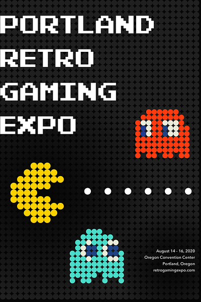 Gaming Expo 1 1 graphicdesign poster art retro