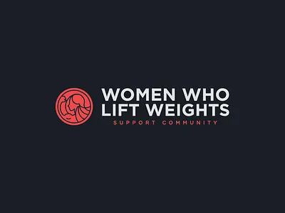 WWLW Horizontal Lockup brand identity branding design gym gym logo icon illustration illustrator line art lockup logo logo design logos logotype vector weight lifting weightlifting women women empowerment women in illustration
