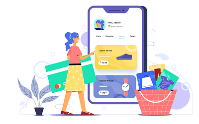 What else? app design flat illustration vector web