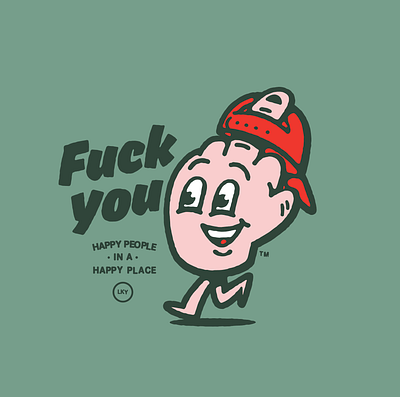 Fuck You T Shirt Design agencylife brand character characterdesign design drawing fuck you logo print retro retro design shirtdesign tee design tshirt art tshirt design type vector