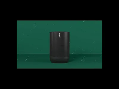 Sonos Move, Animations 3d concept design grid layout minimal modern typography ui web design