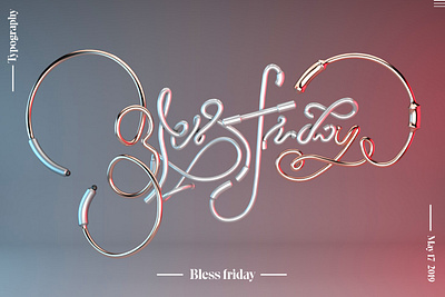 3d typo design illustration typography