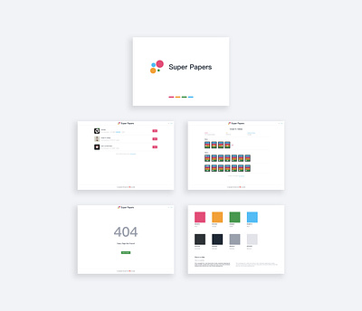 Super Papers Web UI logo web