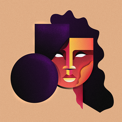 Minimalist portrait bold geometic graphic graphic design illustration minimalist portrait portrait illustration vector vector art vector illustration