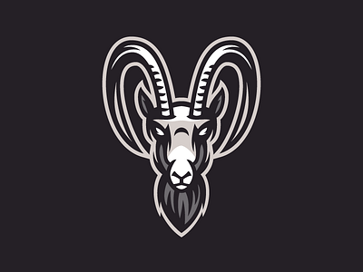 Mountain goat animal animal logo face goat logo mascot mascot logo mountain goat