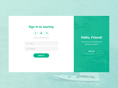 Signin & Signup Website design ux web