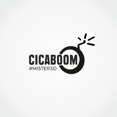 CicaBoom ball black bomb bombs branding coreldraw flat icon illustration logo logodesign logos logotype mister player soccer soccer ball vector