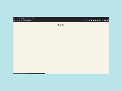 Crumbs | Crypto education app landing crypto education interaction landing minimal webflow website