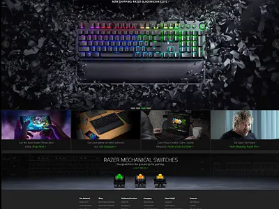 Razer Zone core php css3 html5 jquery responsive