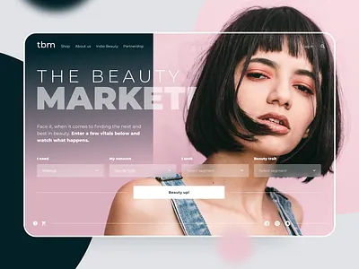 Beauty app beauty beauty product clean clean ui concept concept design concept ui design design app easy to use marketplace picker trandy ui ux