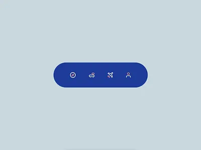 Menu Animation android animation app clean interface iphone menu minimal motion design tab bar