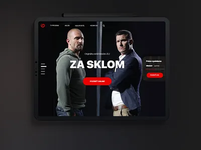 JOJ.sk web redesign | 1/3 brand identity branding concept dark design ipad responsive television tv ui uidesign ux uxdesign web web design webdesign