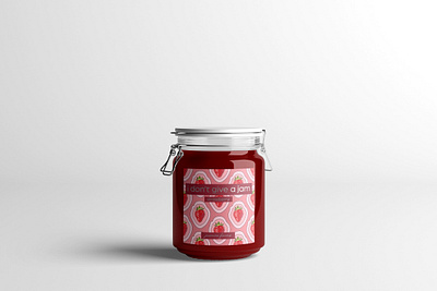 frankly my dear bright illustration packaging design pattern pattern art pattern artist pattern design pop strawberry surface pattern surface pattern design