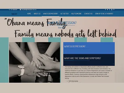 BlueDOT| Depression Online Test FYP - Nominated for Best Project design illustration minimal photography ui ux web website