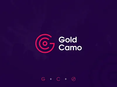 Gold Camo - house music YouTube channel logo brand identity branding cd record creative design disco gc house music icon identity letter logo logo design mark monogram music party symbol vector youtube