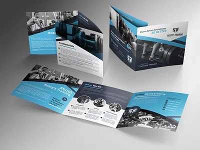 Square Tri fold Brochure brochure square brochure