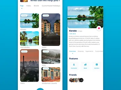 Travel Application design icon illustration typography ui