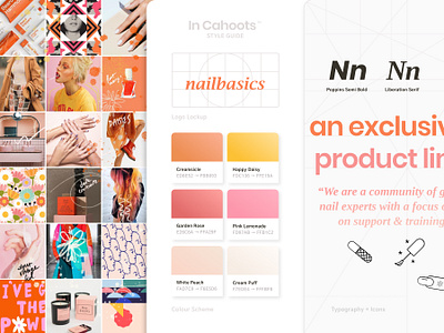 Nailbasics Moodboard aesthetician brand guide branding collage colour scheme digital design iconography manicure moodboard nail art nail design nail salon pedicure poppins print design styleguide tasty typography