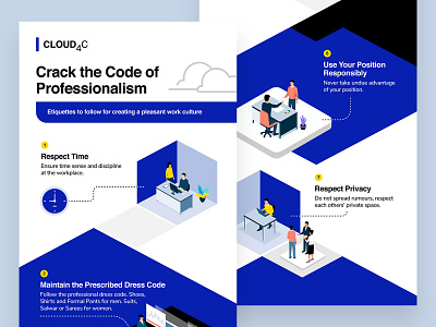 Emailer Infographic clean company emailer illustration infographic simple design vector artwork